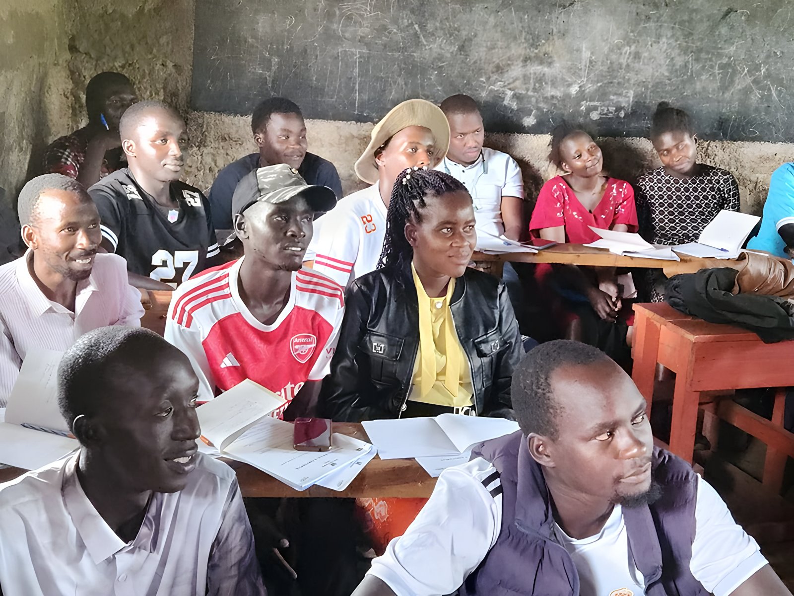 NYOTA beneficiaries in a classroom session in Kericho County