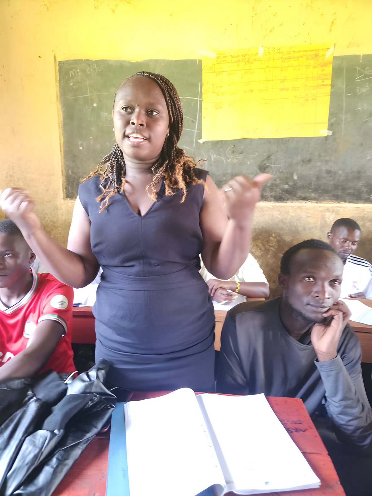 A trainer leading a business development session